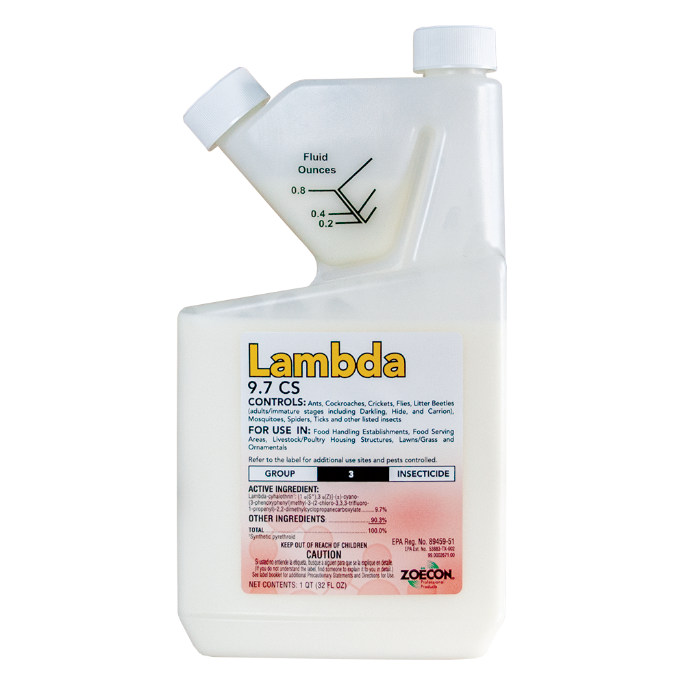Clear square jug of the Lambda 9.7 CS product