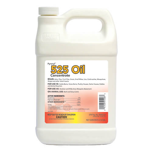 Large square jug of the Pyronyl Oil Concentrate 525